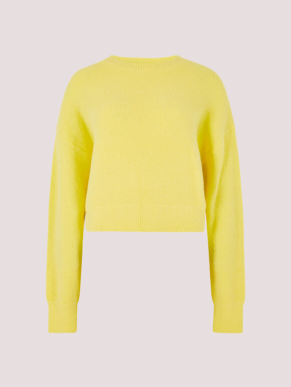 Fuzzy Crop Jumper | Apricot Clothing