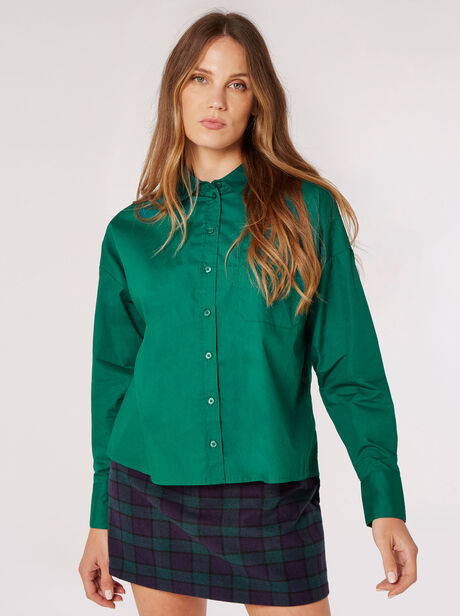 Oversized Cotton Poplin Shirt