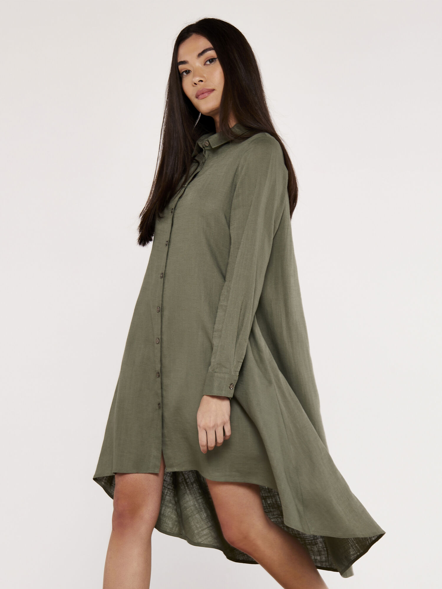 High Low Shirt Dress