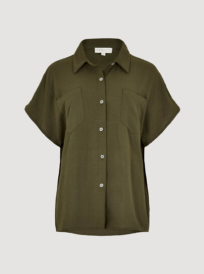 Textured Short Sleeve Shirt