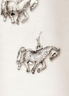 Silver Tone Horse Hook Earrings, Assorted, large