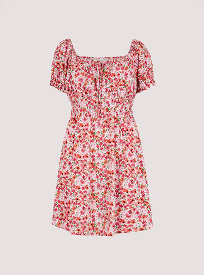 Ditsy Floral Milkmaid Mini Dress