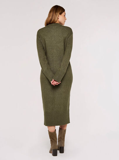 Chunky Knit Midi Dress