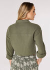 Twisted Short Shirt, Khaki, large