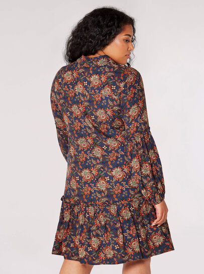 Curve Sarasa Floral Mini Dress