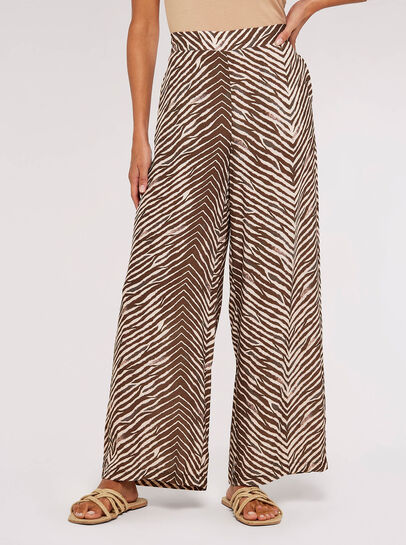 Zebra Palazzo Trousers