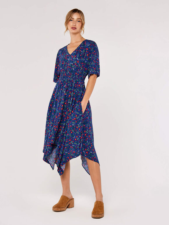 Hanky Hem Midi Dress | Apricot Clothing