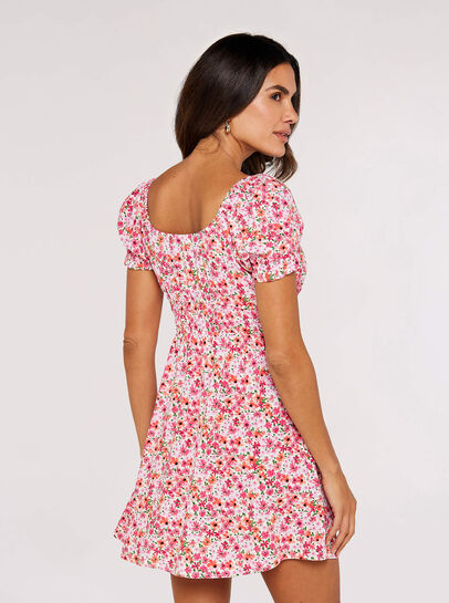 Ditsy Floral Milkmaid Mini Dress