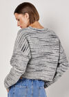 Space Dye Boxy Jumper, Grey, large