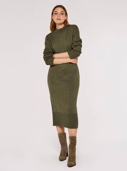 Chunky Knit Midi Dress