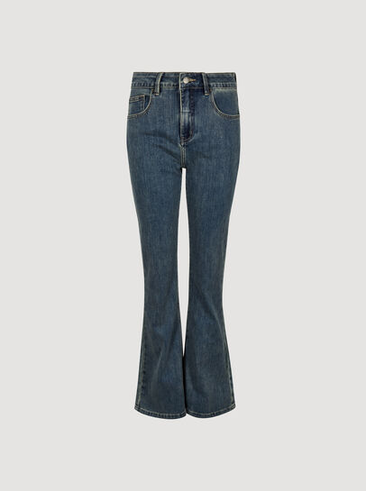 Lulu Mid-Rise Flared Jeans