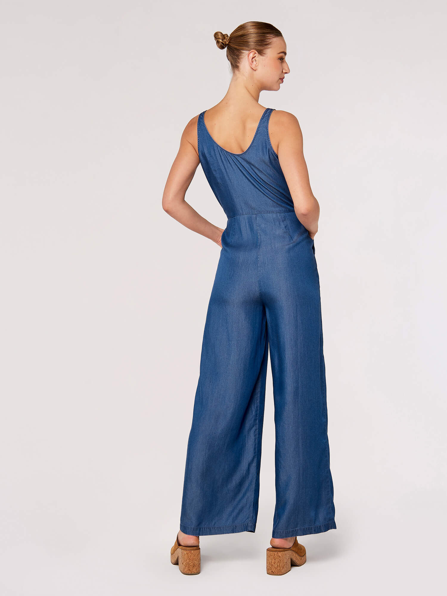 Andrea denim jumpsuit - 100% organic cotton – Nagev