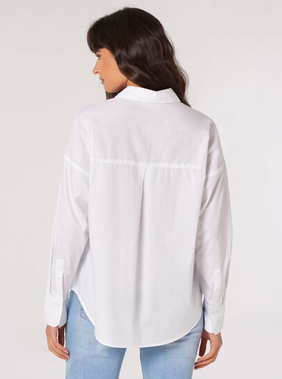 Oversized Cotton Poplin Shirt