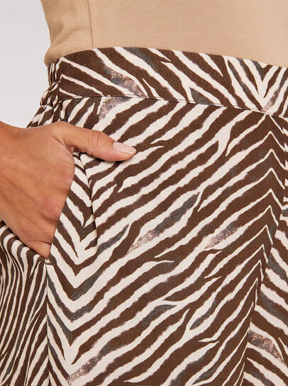 Zebra Palazzo Trousers