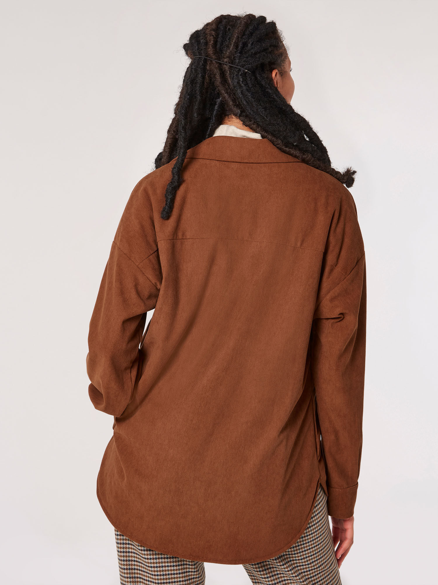 Black Sherpa Lined Corduroy Shirt Jacket – JACHS NY