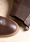 Leather Chelsea Boots, Brown, large