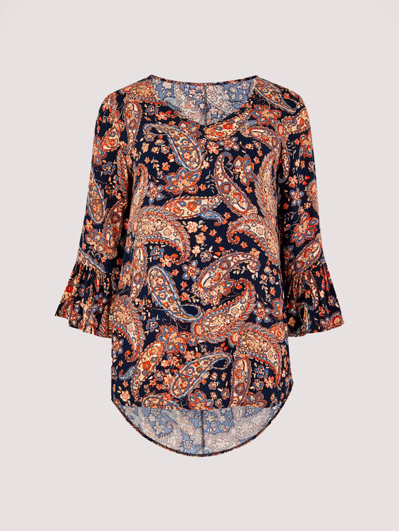 Painterly Paisley Top | Apricot Clothing