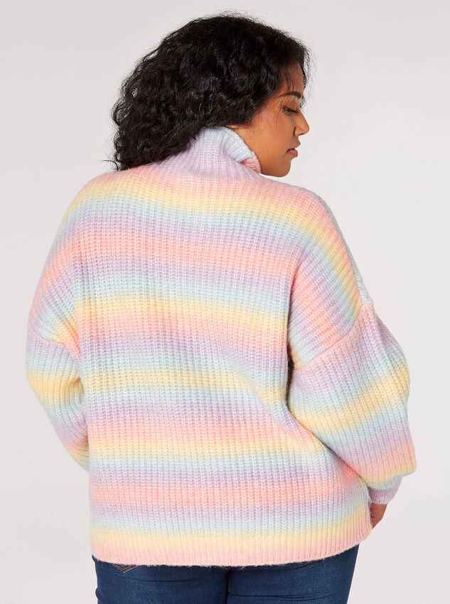 Y.A.S ombre melange sweater in pastel
