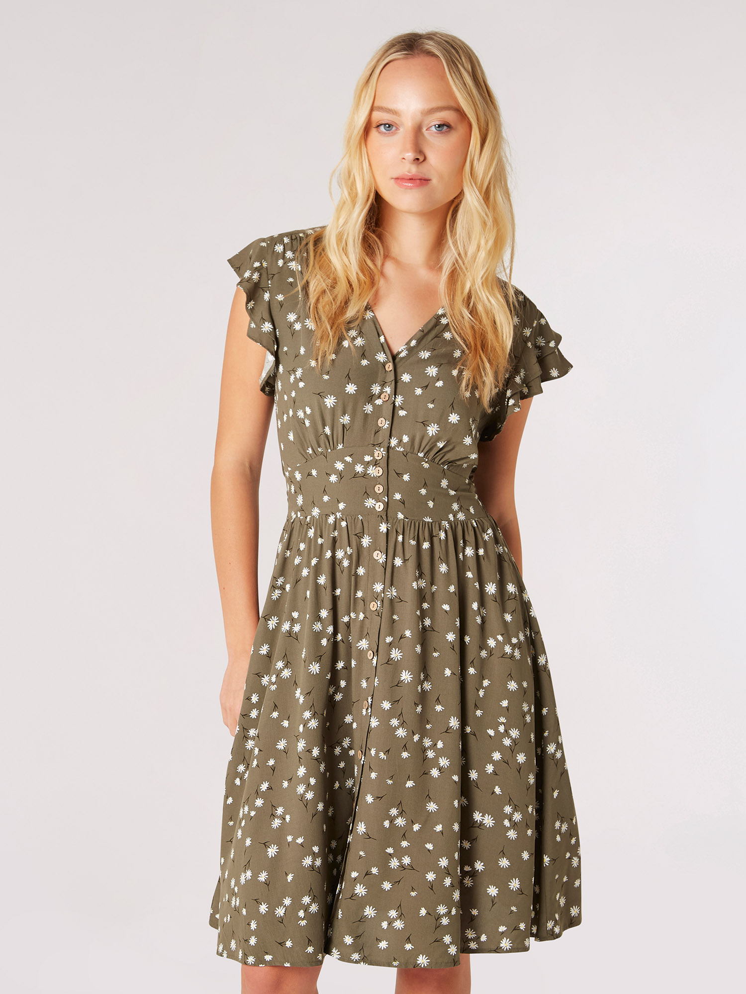 Ditsy Daisy Mini Dress | Apricot Clothing