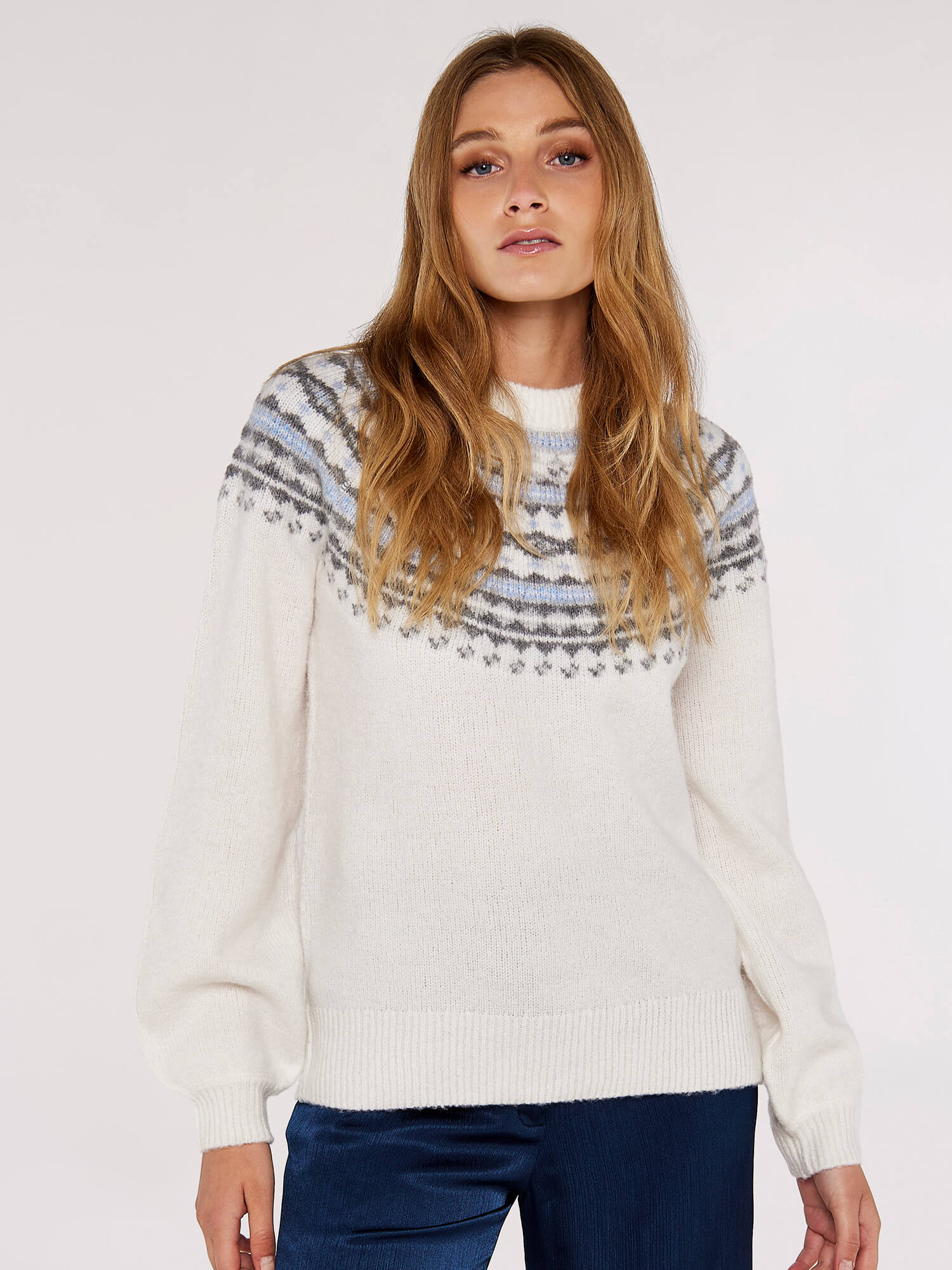 Fairisle Jumper | Apricot Clothing