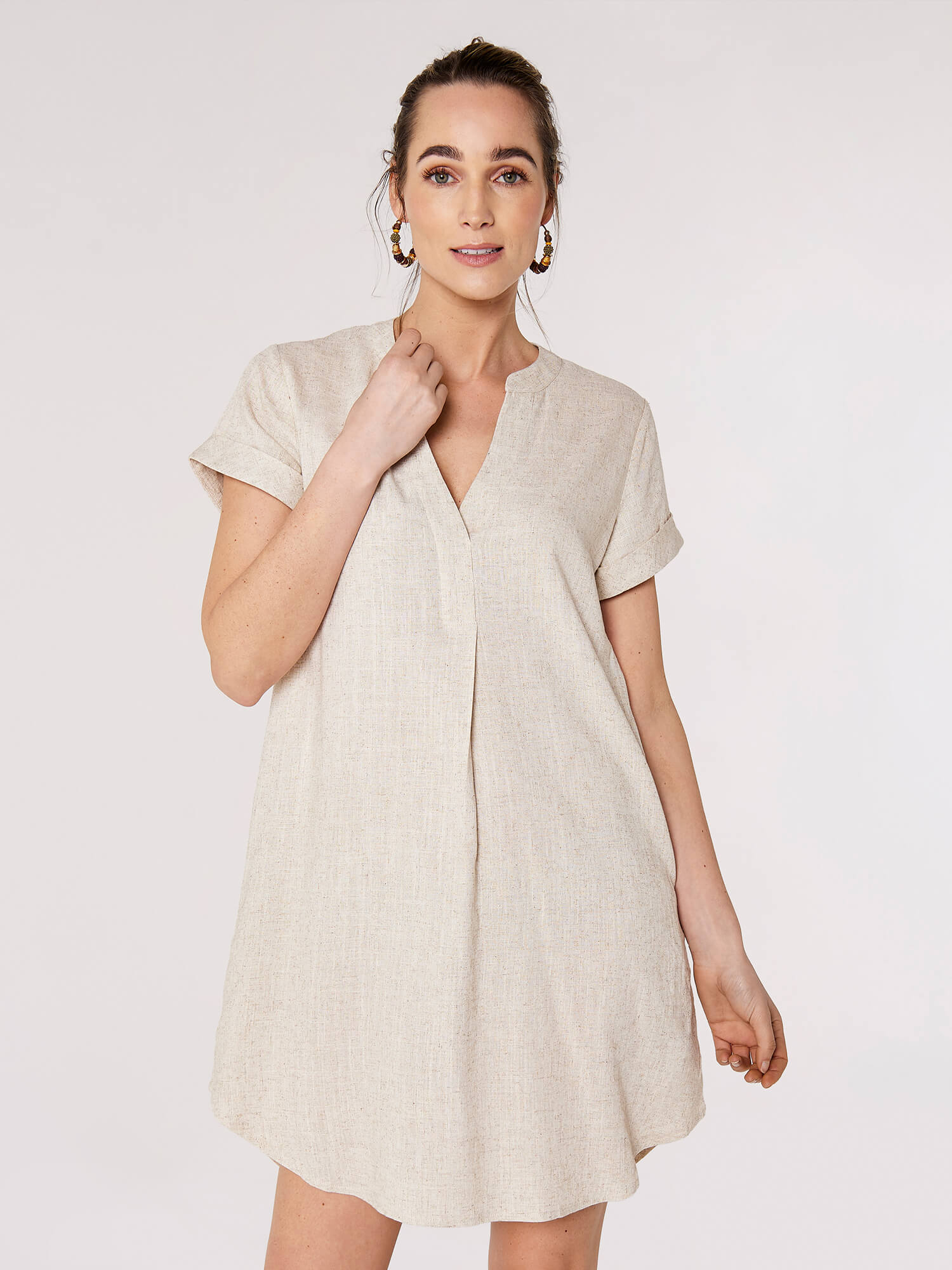 Linen hotsell shirt dress