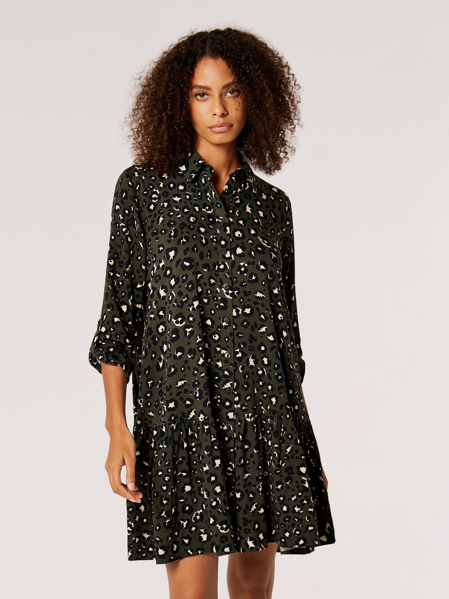 Next animal print shirt sales dress