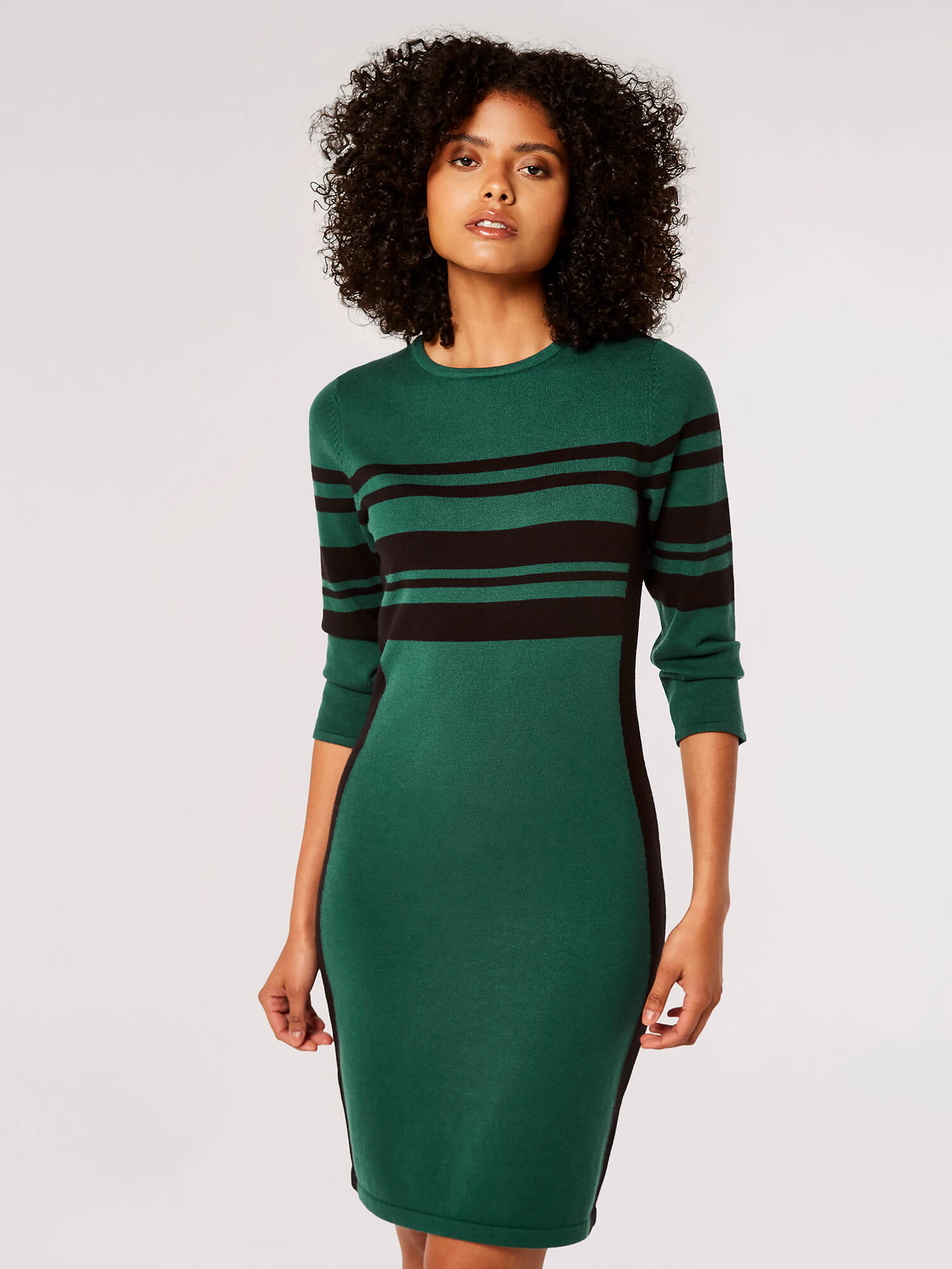 Long green bodycon outlet dress