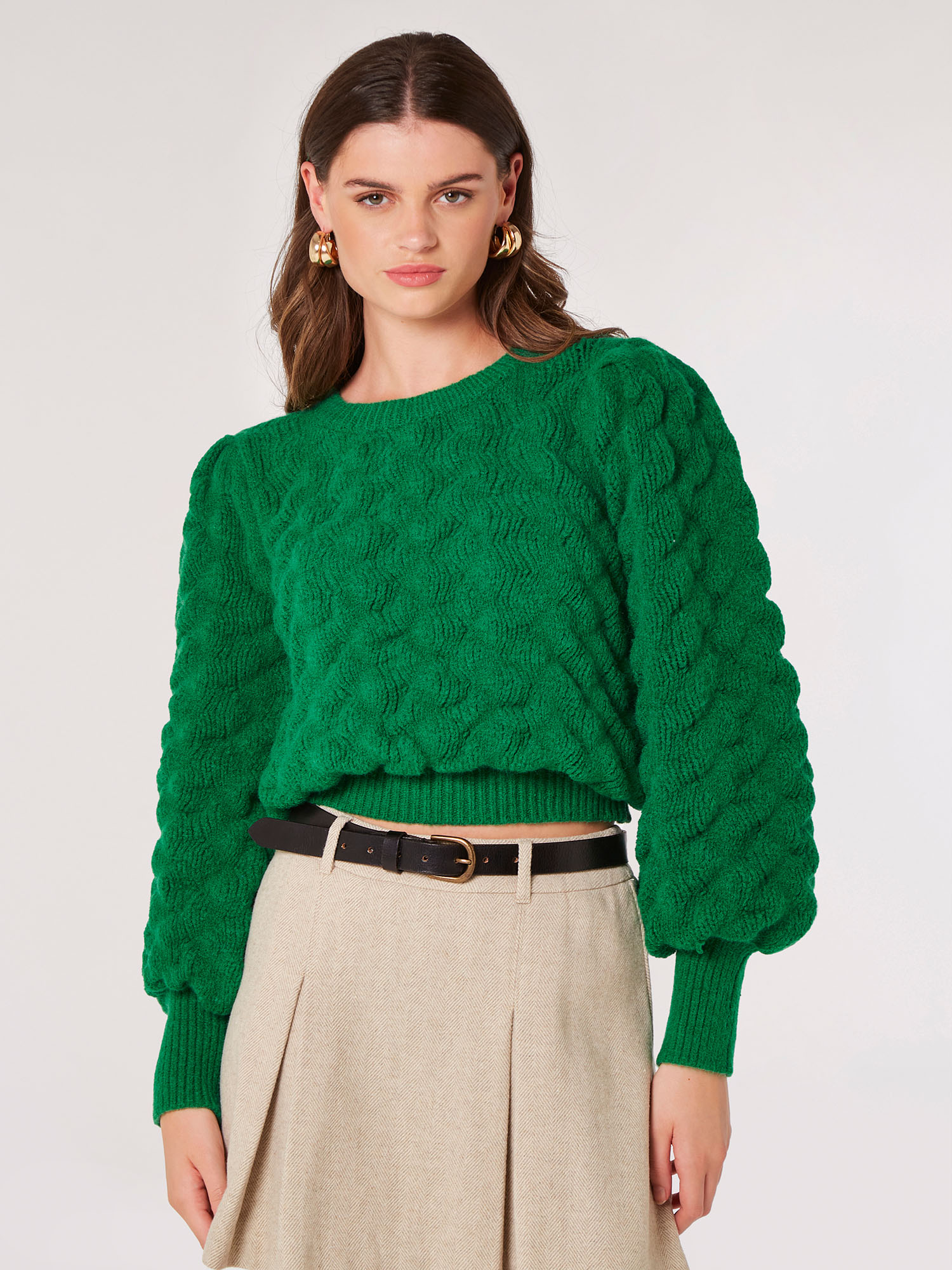 Bubble Knit Jumper | Apricot Clothing